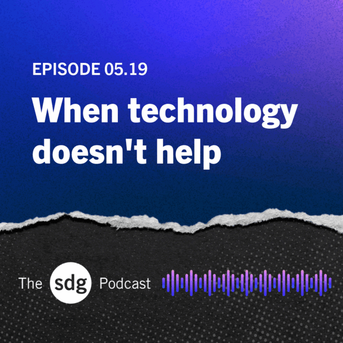 When technology doesn't help episode artwork