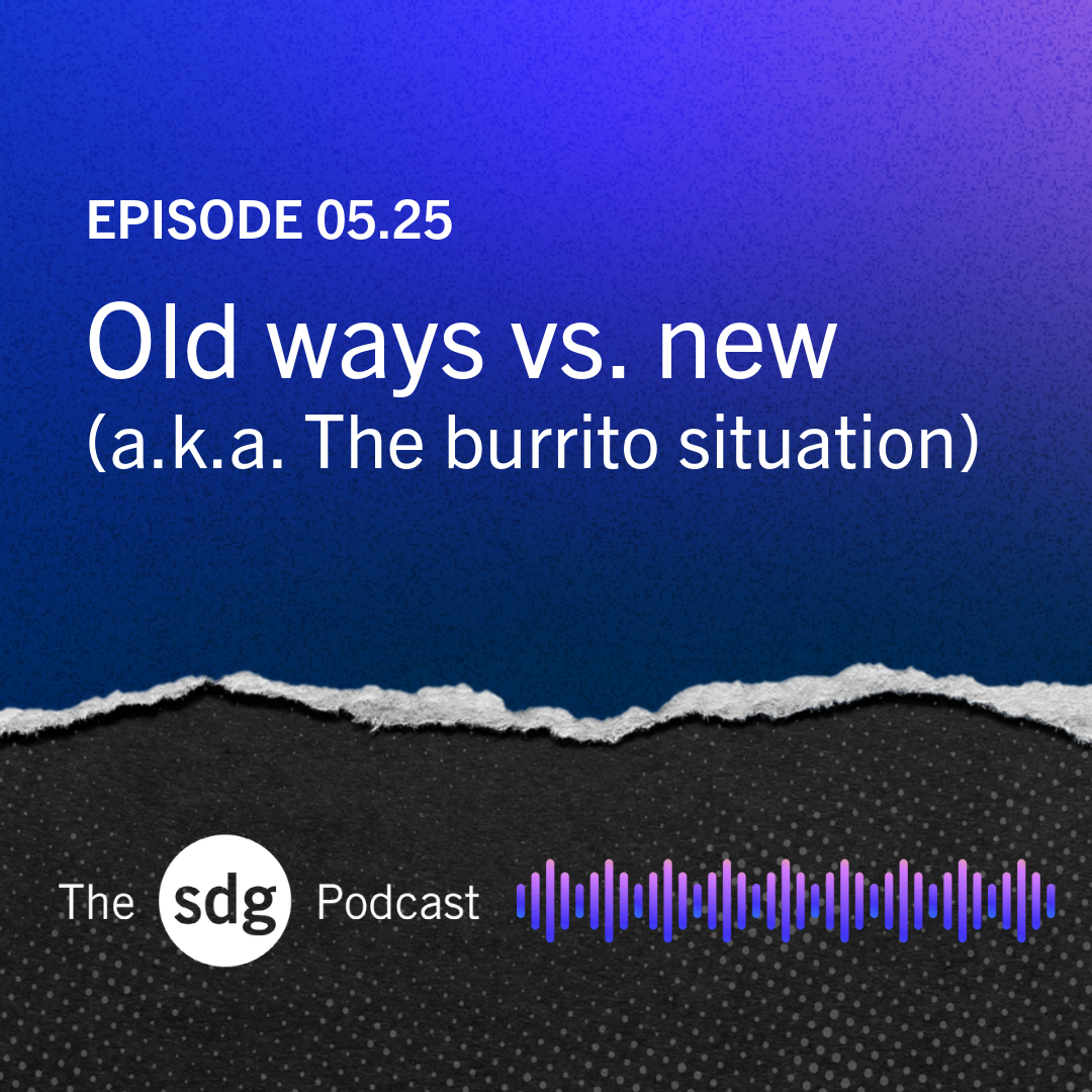 Old ways vs. new episode artwork